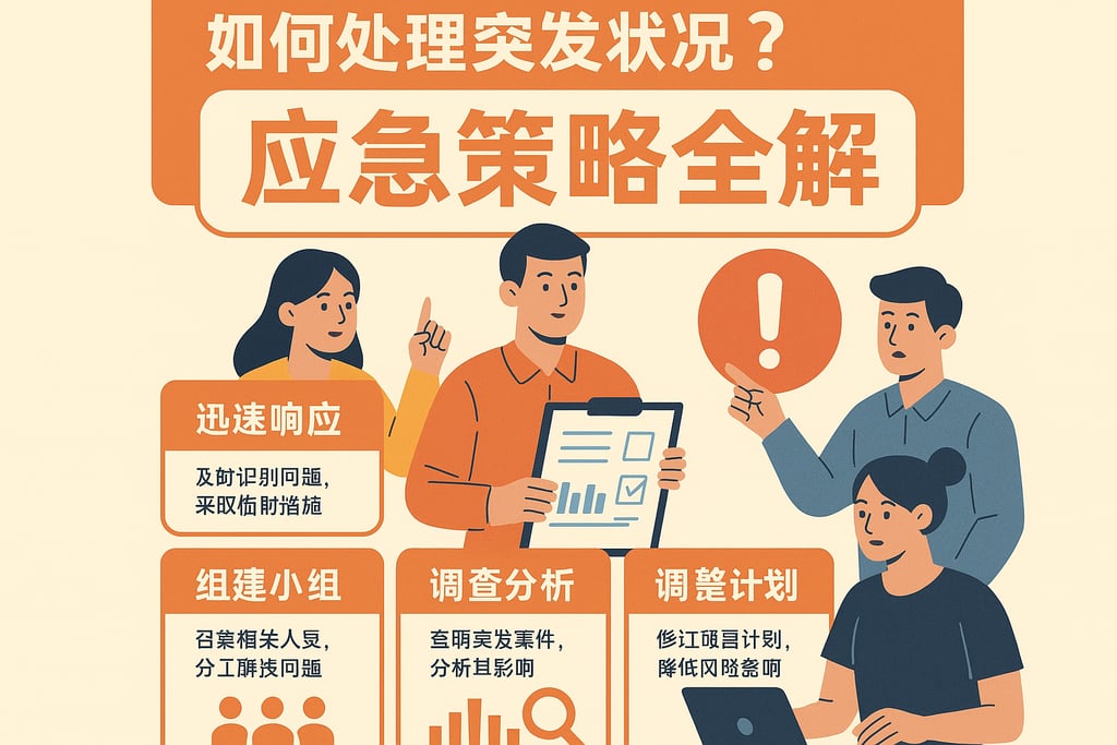 项目管理中如何处理突发状况？应急策略全解