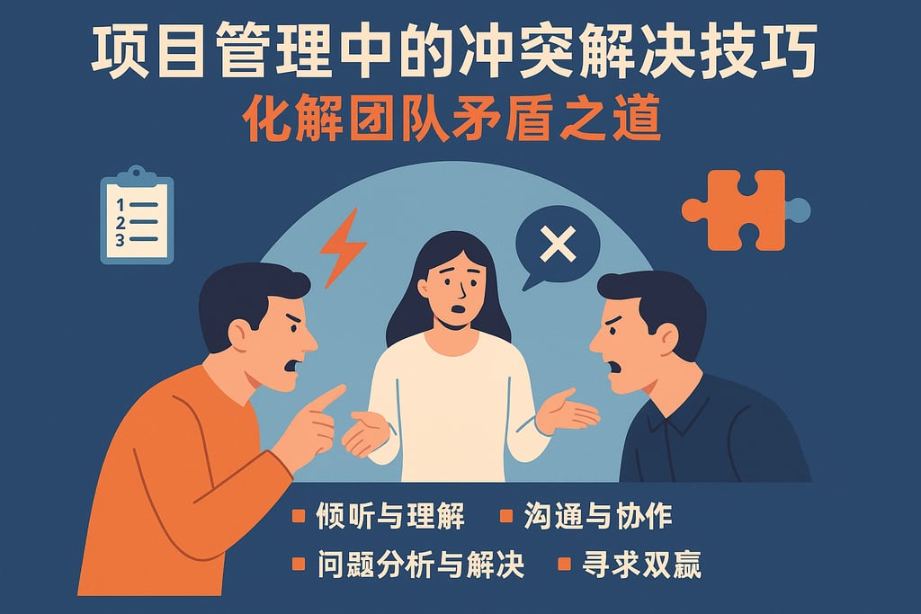 项目管理中的冲突解决技巧，化解团队矛盾之道