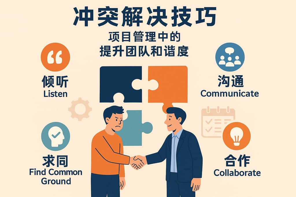 项目管理中的冲突解决技巧，提升团队和谐度