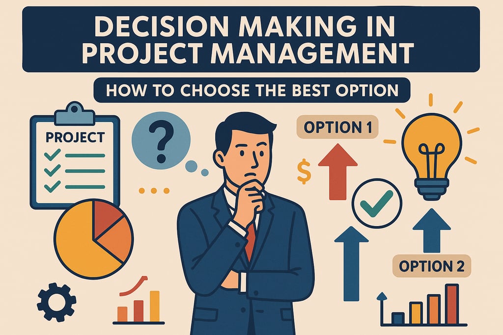 项目管理中的决策制定，如何选择最佳方案