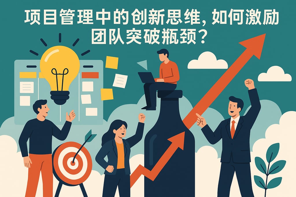 项目管理中的创新思维，如何激励团队突破瓶颈？
