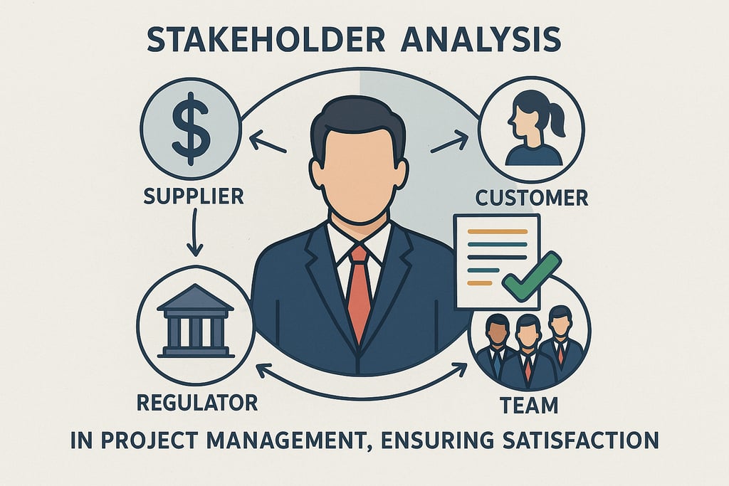 项目管理中的利益相关者分析，确保多方满意