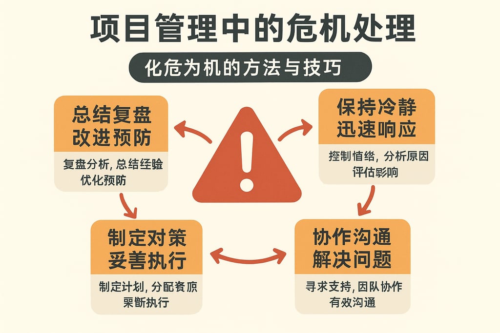 项目管理中的危机处理，化危为机的方法与技巧