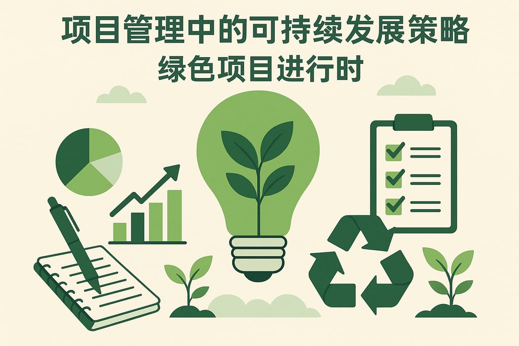项目管理中的可持续发展策略，绿色项目进行时