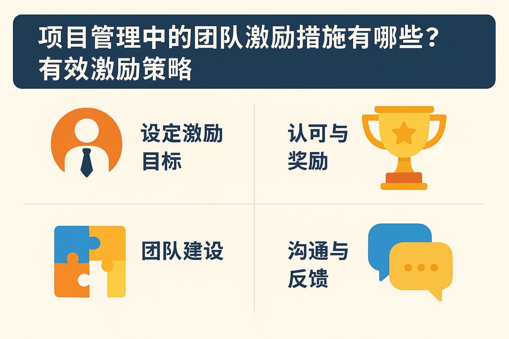项目管理中的团队激励措施有哪些？有效激励策略