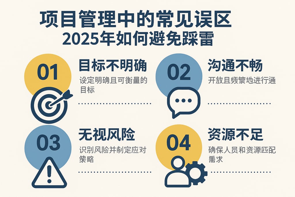 项目管理中的常见误区，2025年如何避免踩雷