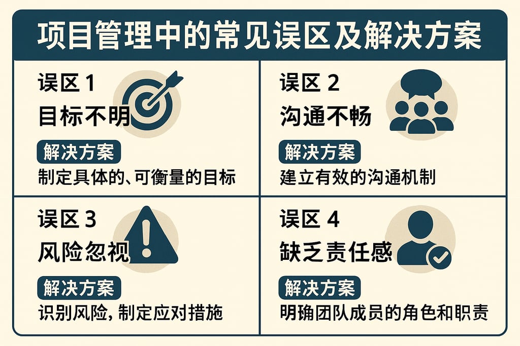 项目管理中的常见误区，及其解决方案