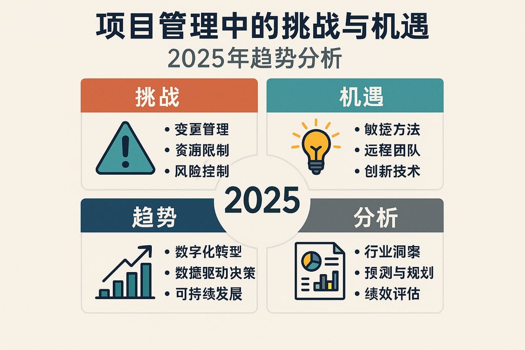 项目管理中的挑战与机遇，2025年趋势分析