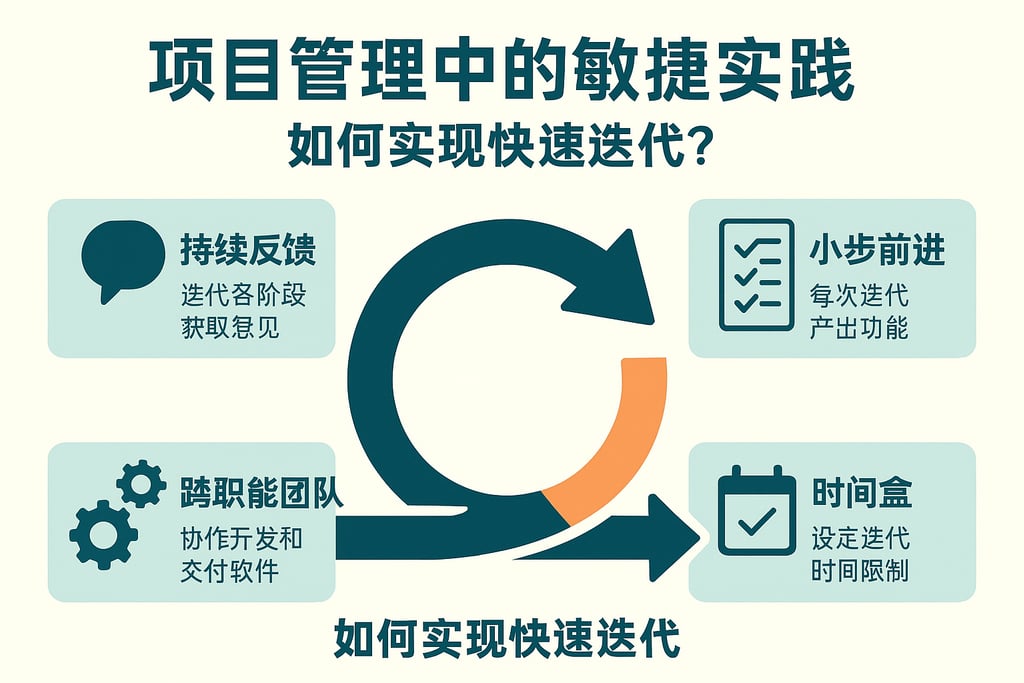 项目管理中的敏捷实践，如何实现快速迭代？