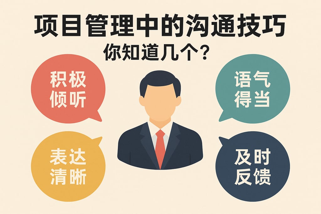 项目管理中的沟通技巧，你知道几个？