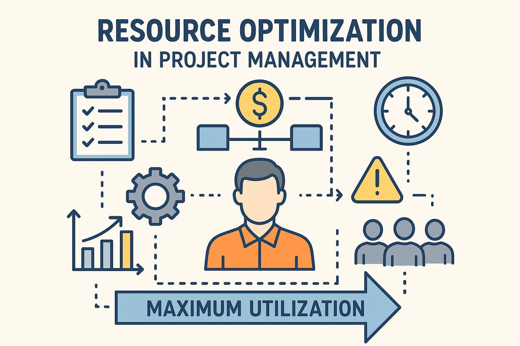 项目管理中的资源优化，有限资源的最大化利用