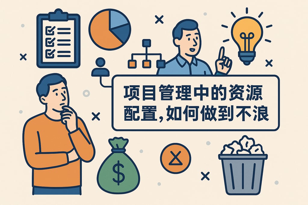 项目管理中的资源配置，如何做到不浪费