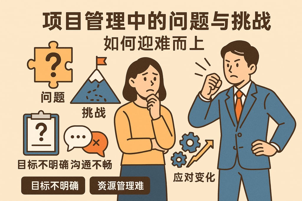 项目管理中的问题与挑战，如何迎难而上