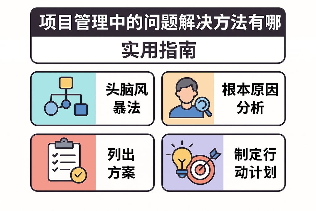 项目管理中的问题解决方法有哪些？实用指南