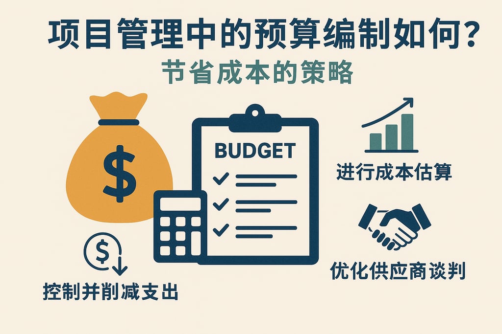 项目管理中的预算编制如何做？节省成本的策略
