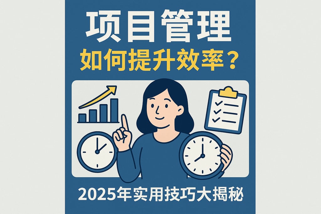 项目管理如何提升效率？2025年实用技巧大揭秘