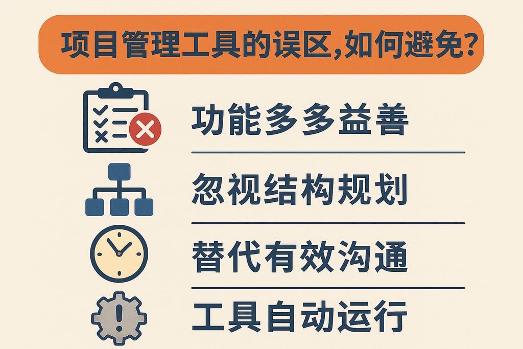 项目管理工具的使用误区，如何避免？
