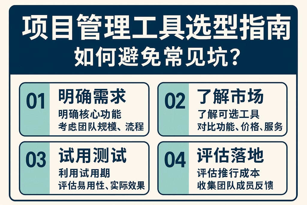 项目管理工具选型指南：如何避免常见坑？