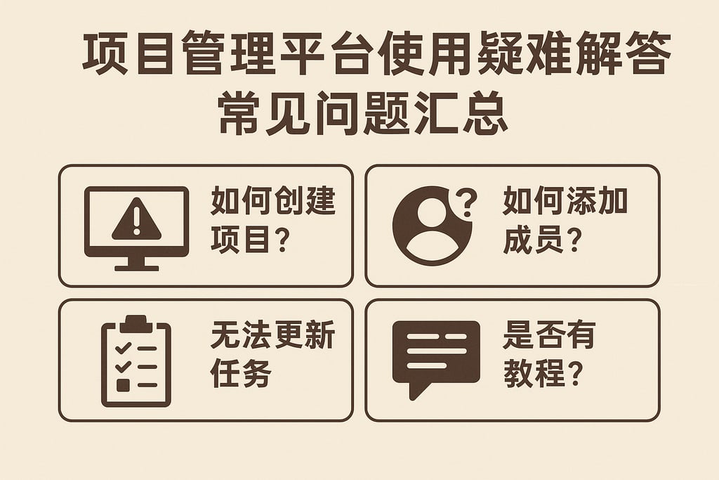 项目管理平台使用疑难解答，常见问题汇总