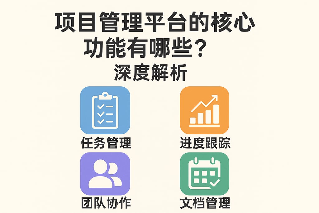 项目管理平台的核心功能有哪些？深度解析