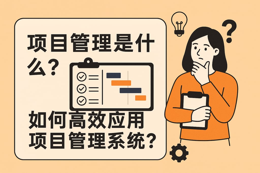 项目管理是什么？如何高效应用项目管理系统？