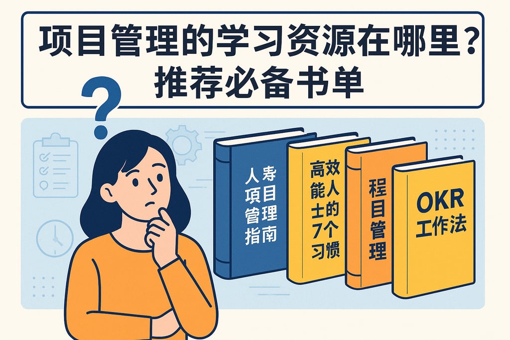 项目管理的学习资源在哪里？推荐必备书单