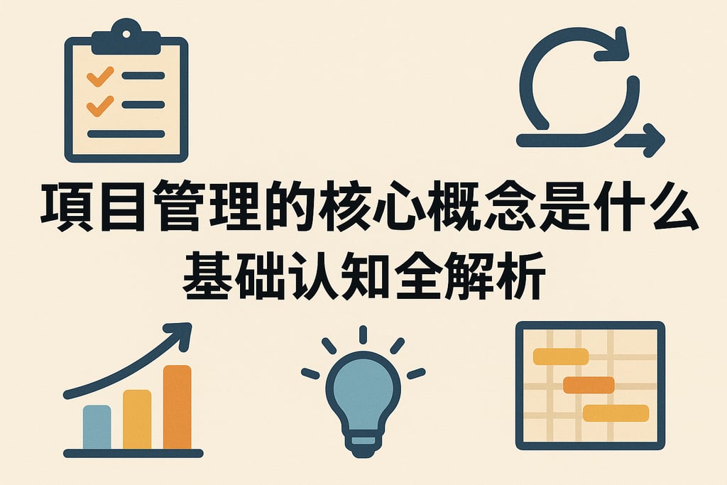 项目管理的核心概念是什么？基础认知全解析