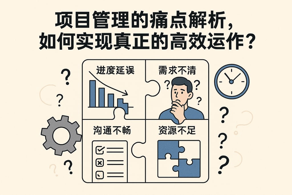 项目管理的痛点解析，如何实现真正的高效运作？