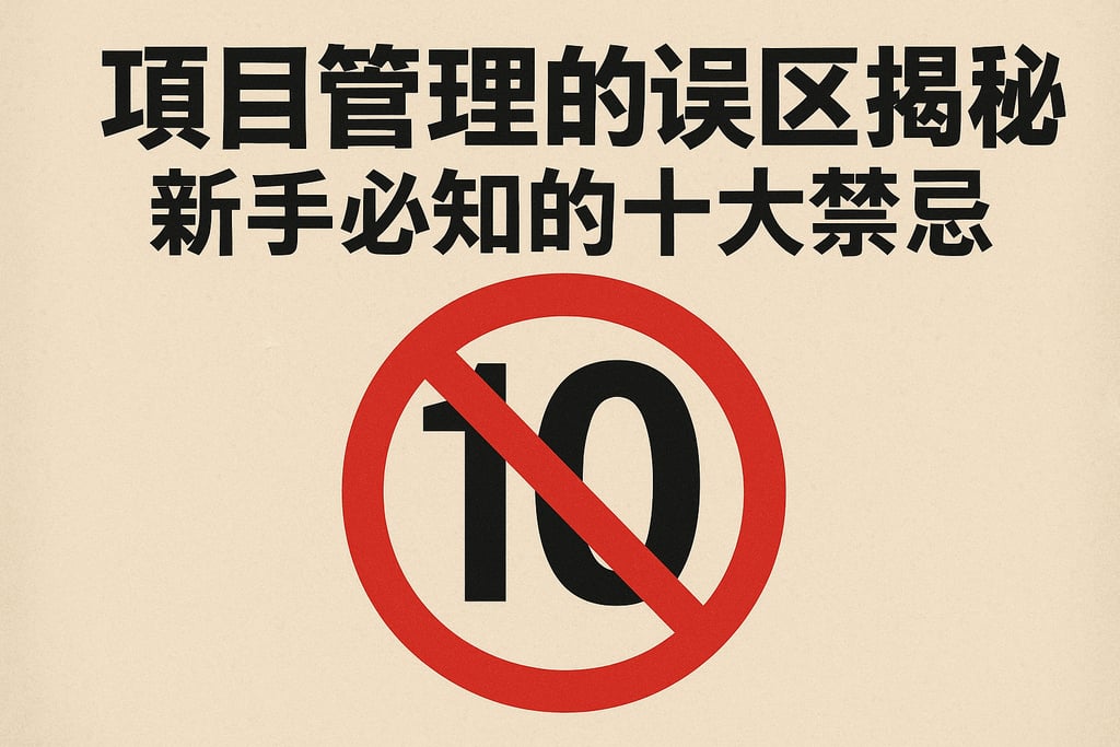 项目管理的误区揭秘，新手必知的十大禁忌