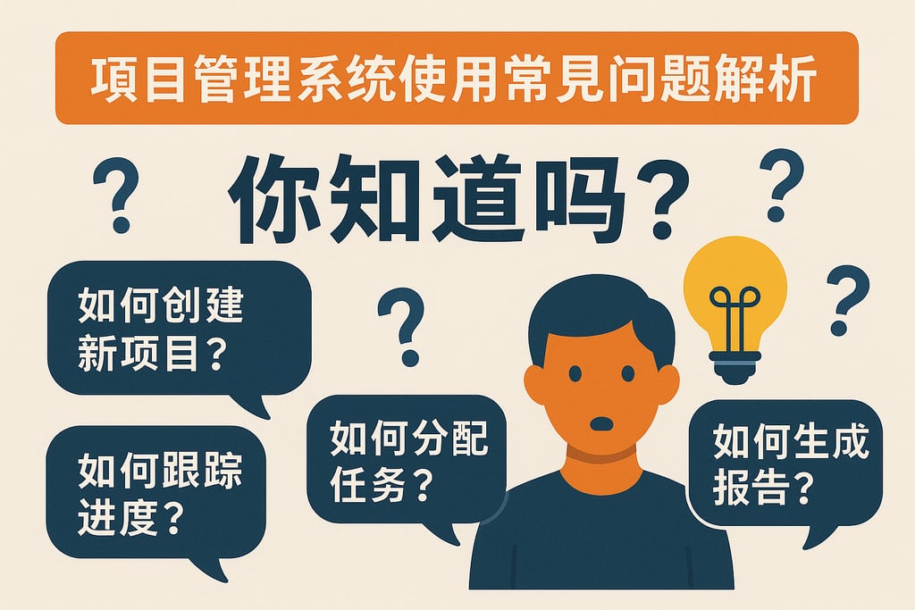项目管理系统使用常见问题解析，你知道吗？