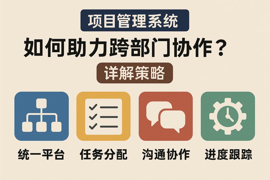 项目管理系统如何助力跨部门协作？详解策略
