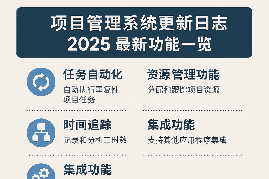 项目管理系统更新日志，2025最新功能一览