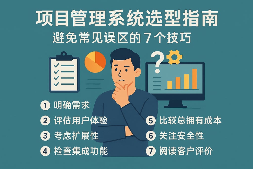 项目管理系统选型指南：避免常见误区的7个技巧