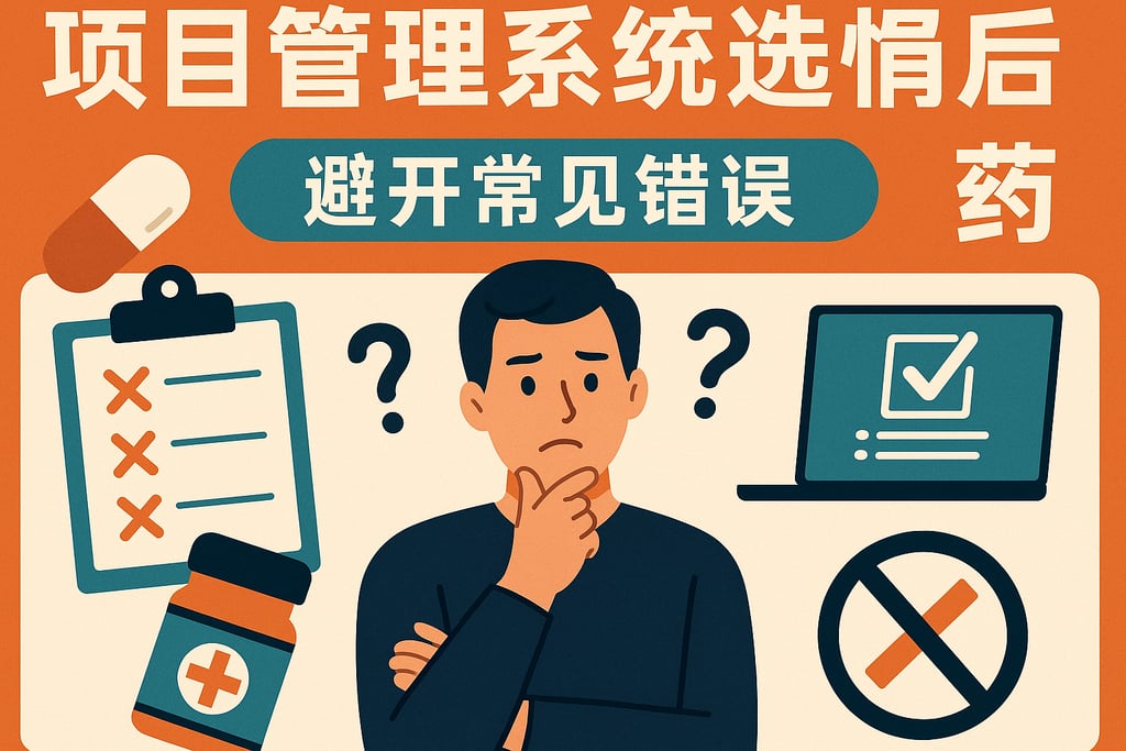 项目管理系统选择后悔药，避开常见错误