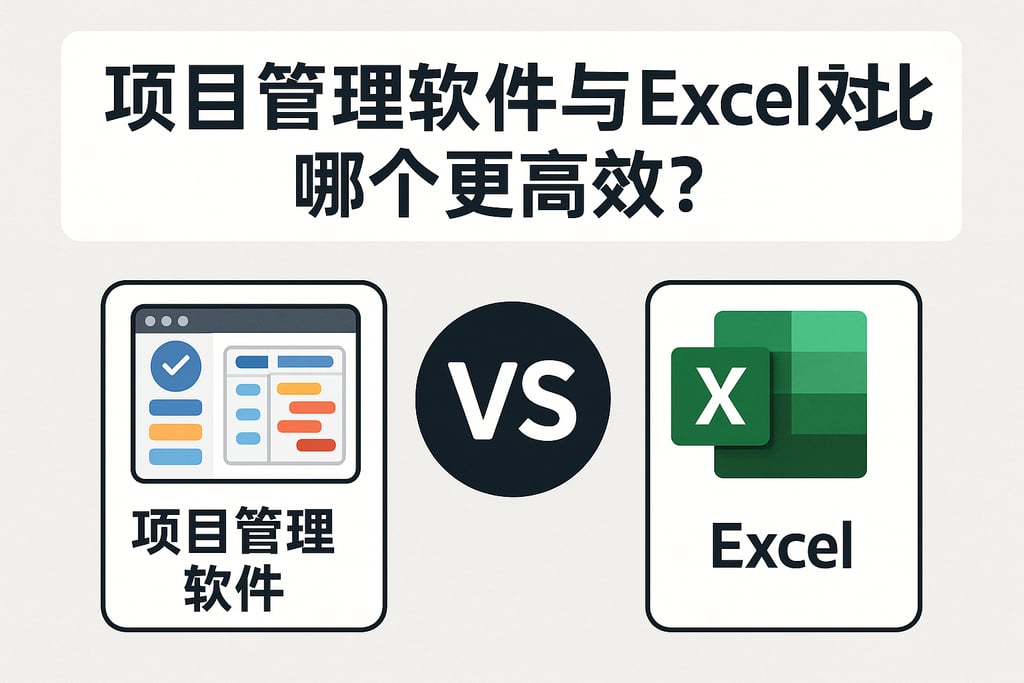 项目管理软件与Excel对比，哪个更高效？