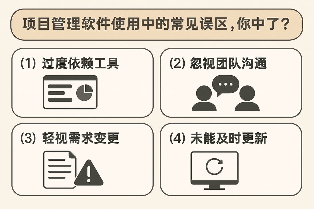 项目管理软件使用中的常见误区，你中了几个？