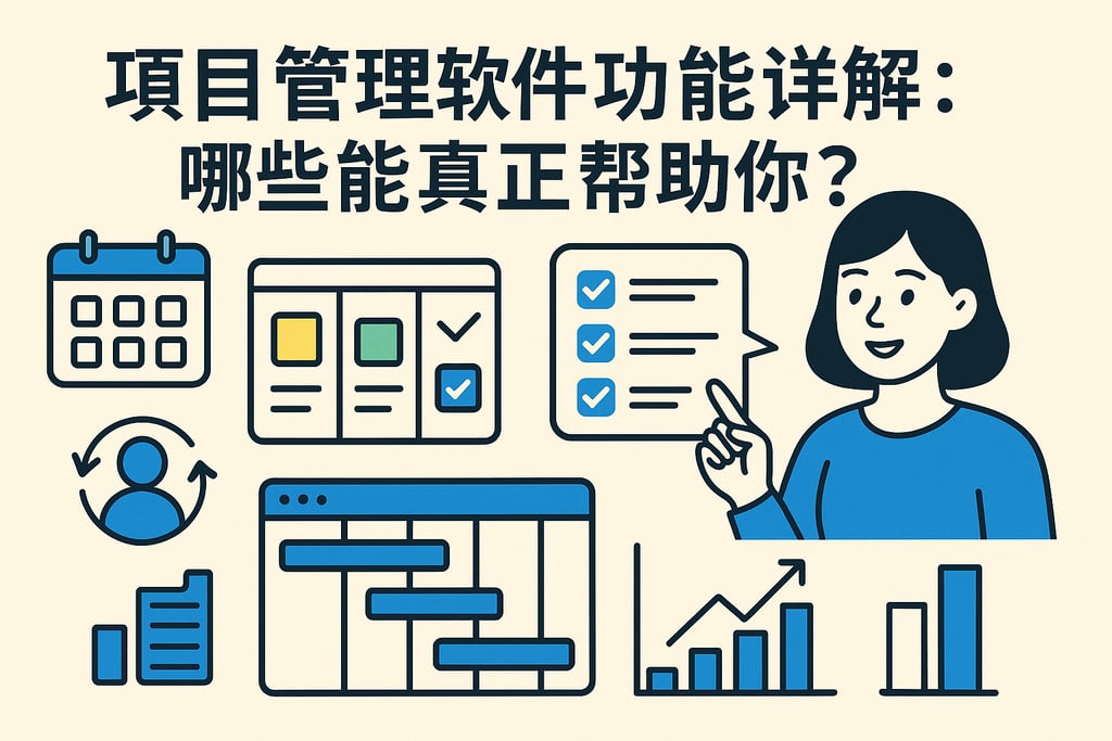 项目管理软件功能详解：哪些能真正帮助你？