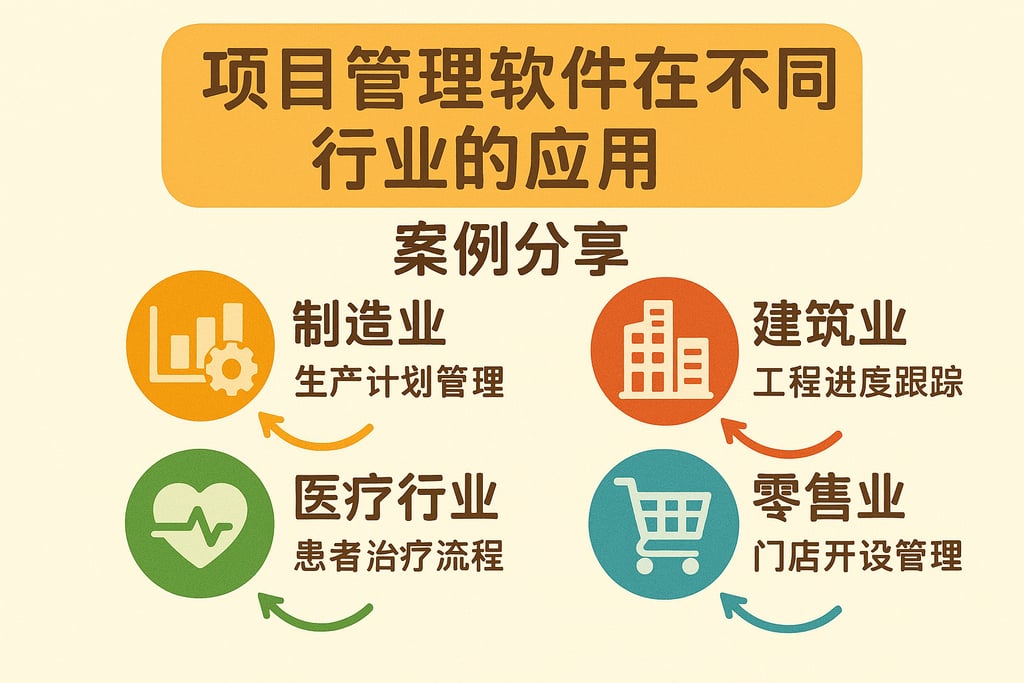项目管理软件在不同行业的应用：案例分享！
