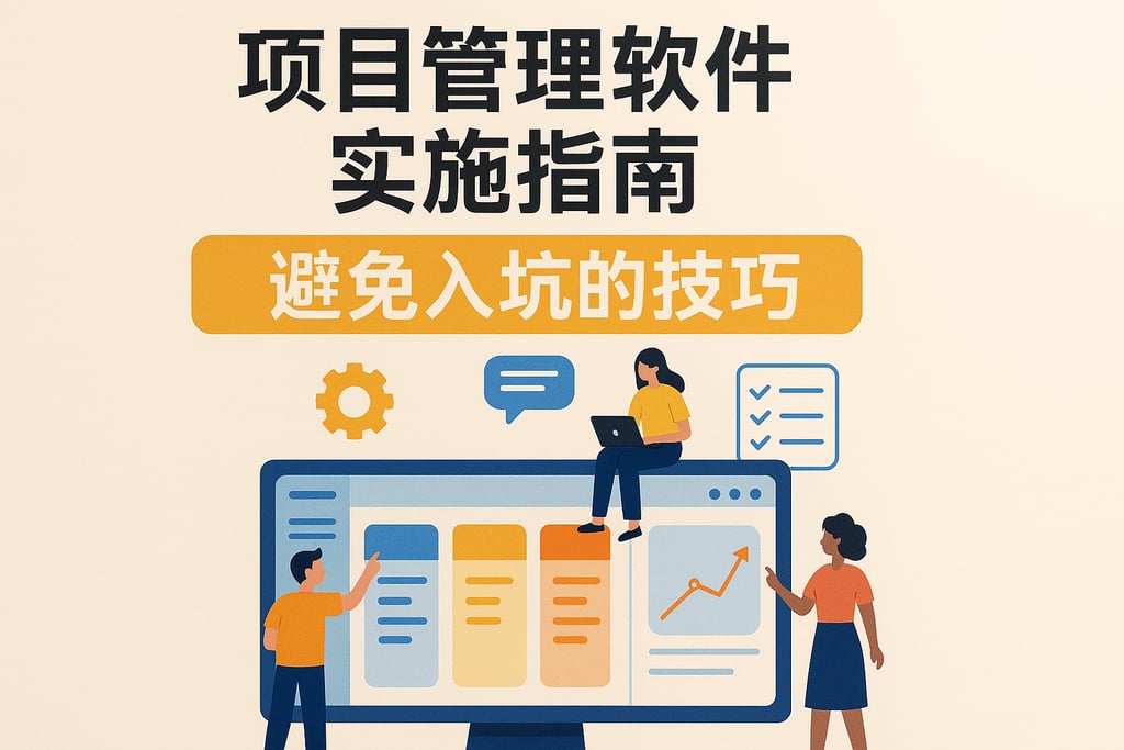 项目管理软件实施指南，避免入坑的技巧