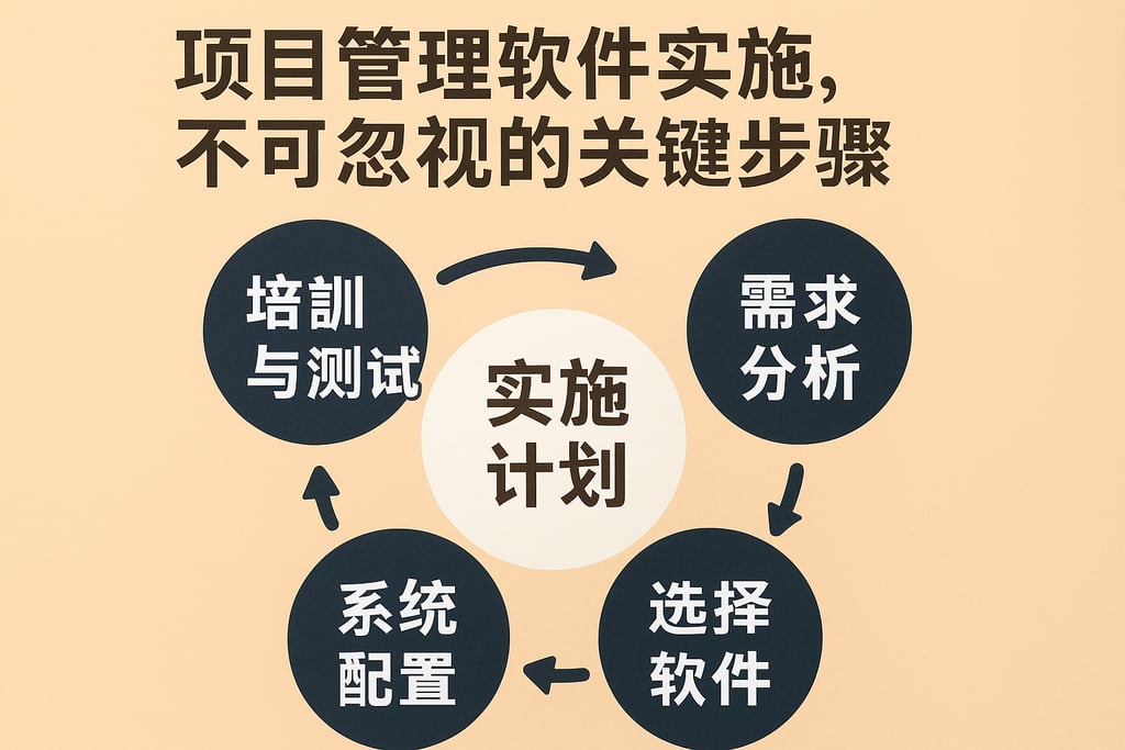 项目管理软件实施，不可忽视的关键步骤