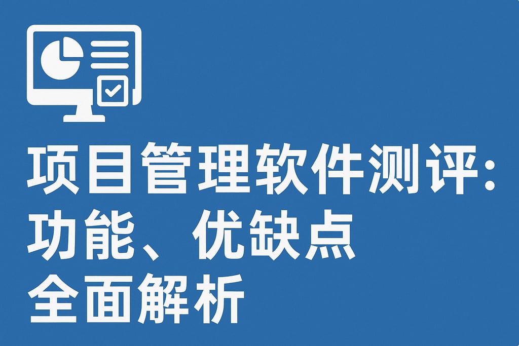 项目管理软件测评：功能、优缺点全面解析