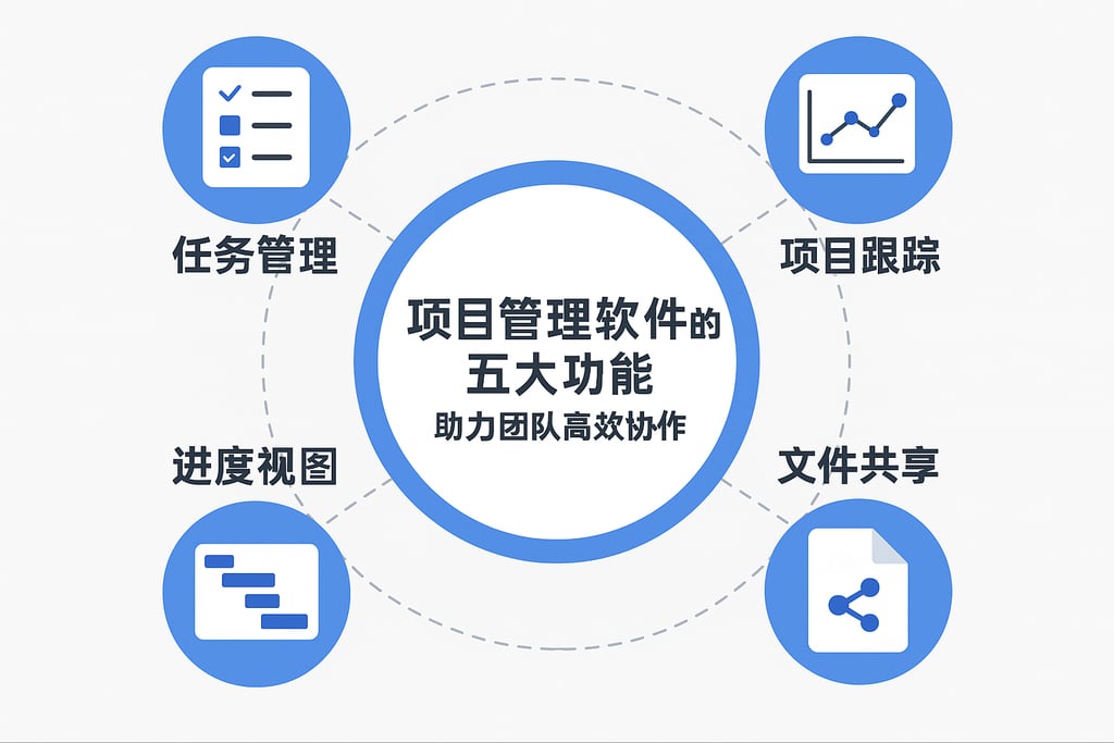 项目管理软件的五大功能，助力团队高效协作