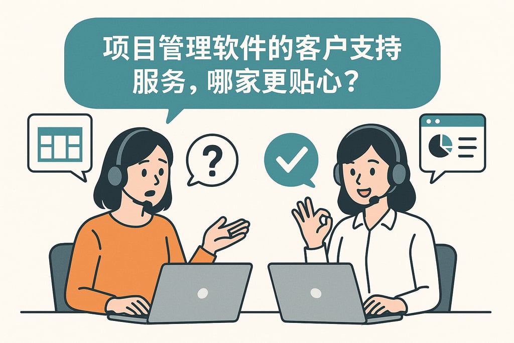 项目管理软件的客户支持服务，哪家更贴心？
