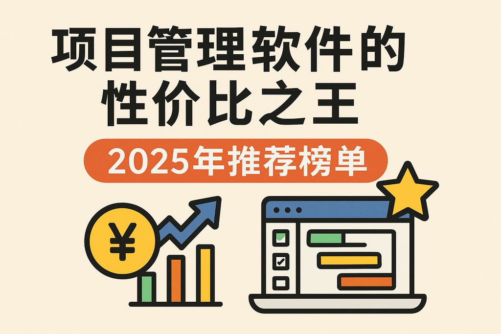 项目管理软件的性价比之王，2025年推荐榜单
