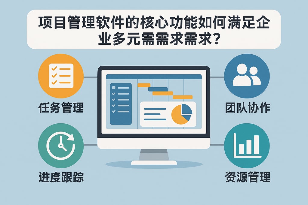 项目管理软件的核心功能，如何满足企业多元需求？
