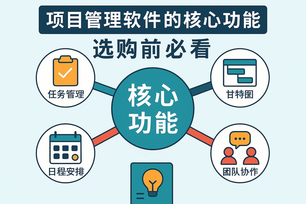 项目管理软件的核心功能，选购前必看