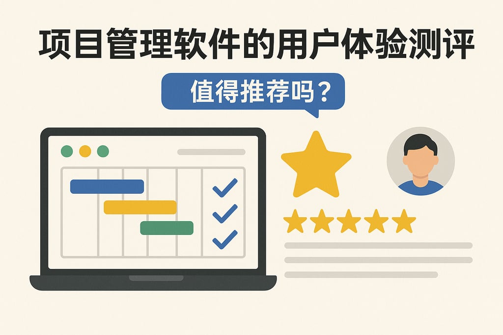 项目管理软件的用户体验测评，值得推荐吗？
