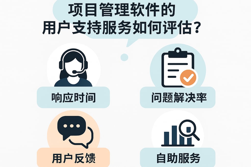 项目管理软件的用户支持服务如何评估？