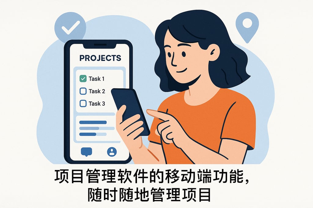 项目管理软件的移动端功能，随时随地管理项目
