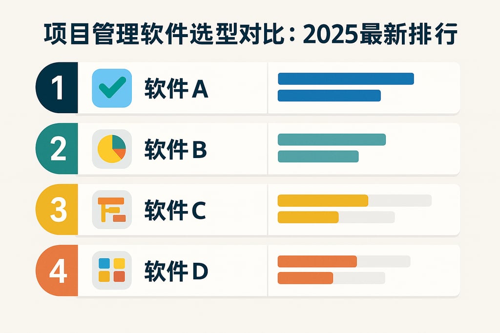 项目管理软件选型对比：2025最新排行榜